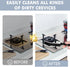 smcca 5Pcs Hard Bristle Crevice Cleaning Brush - Grout Cleaner Brush, Gap Cleaning Tools, Effective Tile Cleaning Brush