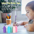Sukh Cap Erasers for Pencils Bulk - 60 PCS Latex Free Pencil Top Erasers in 5 Colors