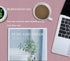Dual Sided PU Leather Desk Pad, Non-Slip Mouse Pad, Waterproof Writing Mat for Office and Home, Pink+Purple