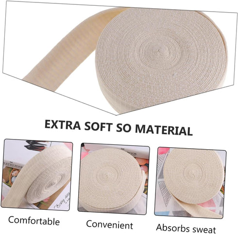 2 Pack Healifty of Tubular High Elastic Plaster Socks Men's Cotton Compression Socks Comfortable Fit for Wound Dressing