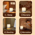 Cravonel 3 2400mAh, Dimmable 2 Pack Portable Baby Night Light, Color Egg Lights for Nursery, Small Rechargeable LED