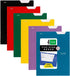 Five Star 4-Pocket Paper Folder, 6 Pack, Fits 3-Ring Binders, Assorted Colors (Holds 8-1/2" x 11" Paper)