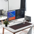 CADONO 47.2" 17") Leather Desk Pad Protector,Non-Slip Desk Pad,on-Slip PU Leather Large Mouse Pad,Easy Clean Desk