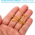 1.57x0.12 500Pcs PATIKIL Aluminium Chandelier Connector Pins, Chandelier Crystal Clips for Fastening Crystals Parts