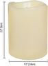 Set of 12 Flameless Candles - LED Votives with Timer, Battery-operated, Long Battery Life 200+ Hours
