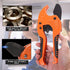 Zantle Pipe and Tube Cutter, Ratcheting Hose Cutter, One-hand Fast Cutting Tool for Less Than 1-1/4" O.D. PEX, PVC