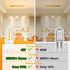 G9 Bulb Dimmable, 3000K, 40W T4 4W Bulbs 400LM, 6 Pack MAXvolador LED Soft White Halogen Equivalent, Bi Pin Base Light