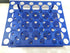 50-Well Blue Plastic Detachable Lab Test Tube Rack Holder for 10ml, 15ml, 50ml Centrifuge Tubes