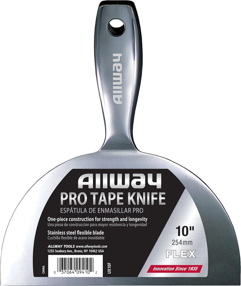 ALLWAY UX10F Premium One-Piece Flex Stainless Steel Joint Knife, 10" by ALLWAY