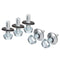 uxcell #14 x 3/4" Self Drilling Screws - 100pcs Zinc Plated Steel Roofing Screws with Rubber Washer