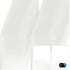 Patelai 50 Pack Heavy Duty Plastic Pocket Folders, 2 Pocket Letter Size, Business Card Holder, White Color for School