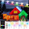 PIYOOPDR Permanent Outdoor Lights 50FT, Smart RGB-IC Eave Lights, DIY LED Christmas Light,