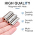 36pcs 3 MIKEDE Heavy Duty Rare Earth Magnets - Sizes, Neodymium Disc Magnets with Hole for Locker, Tool Storage, DIY