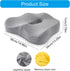 Nazada Seat Cushion, Memory Foam Seat Cushion, Large Memory Foam Ergonomic Cushions, for Office Chair, Car Seats