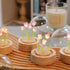 Beufee Flower Lamp, Tulip Lamp Handmade Artificial Flower Table Lamp Flower Desk Lamp Tulip Night Light Unique Lamps
