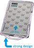 RFID Blocking ID Badge Holder for 2 Cards, Safe CAC Card Protector for TWIC, PIV Credentials, HSPD 12, Smart Card