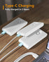 3 Pack WILLED Motion Sensor Night Light, Rechargeable Stair Lights Indoor, Warm White Motion Sensor Light Indoor