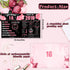 FOBELEC 16th 16 2010 Jumbo Birthday Card with Envelope, Black Pink Retro Birthday Decorations for Girls and Boys, Year