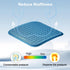 Tailbone Double Thick Gel Seat Cushion for Office Chair, Car & Wheelchair - Orthopedic Memory Foam & Cooling Gel