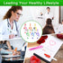 WXJ13 24 Pieces Mini Highlighter Nurse Pen Pack, 6 Tip Highlighter, 6 Retractable Ball Pen, 6 Permanent Marker,
