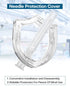 16G 32MM 100 Pack Disposable with Cap for Lab Supplies, Poultry, Pet, and Industrial Dispensing