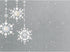 Tree-Free Greetings Holiday Greeting Cards, Gray Snowflake Happy Holidays, Vintage Brown Recycled Paper, 10-Pack