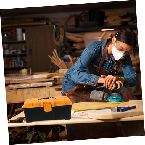 2pcs Toolbox Homoyoyo Portable Multi Tool Storage Box Versatile for Home and Outdoor Use Lightweight Design Handle