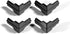 Whalen Post Insert Corner Connector with Feet and Caps