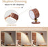 1-Pack 360 Dimmable LANDGOO Wood Wall Sconce, Sapele Wood Magnetic Rotatable Cordless Bedside Lamp, Rechargeable & LED