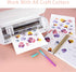 QYH Premium Printable Vinyl Sticker Paper, 50 Matte White Waterproof Decal Paper Sheets, 8.5"x11"