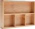 pandapark Wood Organizer Tray, Black Walnut, Desk & Drawer Storage Box (Maple Master)