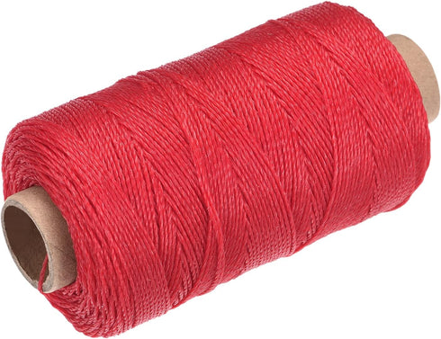 MECCANIXITY Twisted Mason Line Nylon Twine String Cord Red 100M/109 Yard for Netting, Landscaping, DIY Projects