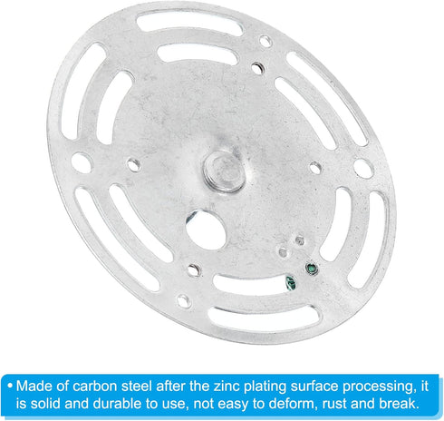 4" 4 Pack PATIKIL Light Fixture Mounting Bracket, Light Crossbar Circle Mounting Bracket Universal Hook Lamp Fixture