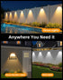 4 Pack, 9 IP65 JOFIOS Solar Fence Lights Outdoor, Fixed Colors Color Changing Fence Lights Solar Powered Waterproof