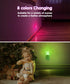 8 L LOHAS LED Kids Night Light, RGB Color Changing Butterfly Night Lights with Dusk to Dawn Sensor, Acrylic Nursery