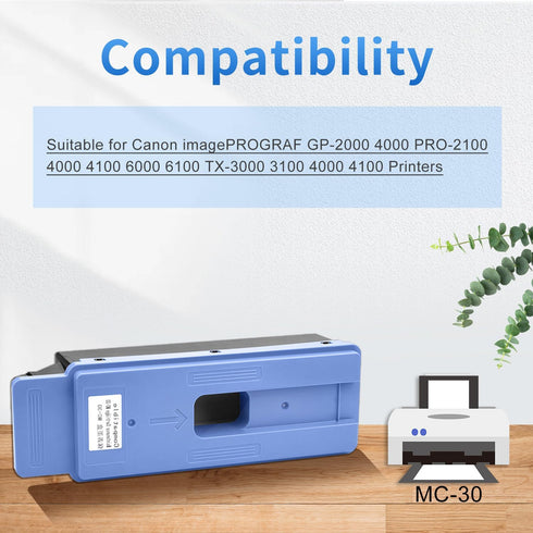 MC-30 MC30 Waste Ink Collector Unit for Canon imagePROGRAF GP-2000 4000 PRO-2100 4100 6000 6100 Printers