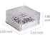 Epicgadget Solar Ice Cube Shaped Light, 2.8x2.8x2 inch Ice Cube Shaped Warm White Outdoor Solar Garden Decorative Lights for Walkway Pathway Backyard Christmas Decoration Parties (1 PC) by EPIC GADGET