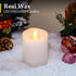 34'' 1-Pack) Flameless Candles with Flickering Flame & Remote Timer - Battery Operated LED Pillar Candles,Realistic