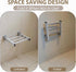 Grab Bar Specialists 200 lbs/ 304 9x 8 Shower Foot Rest and Shaving Pedestal - Wall Mount Folding Shower Ledge/Elevate