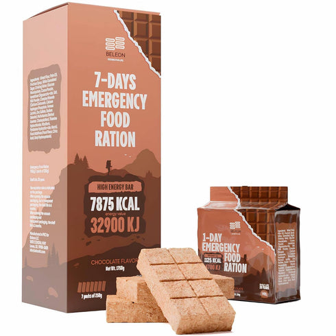 Emergency Food Supply - Chocolate Survival Ration - 20 Years Shelf Life