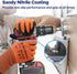Schwer ProGuard Cut Resistant Work Gloves PR3326, ANSI A9 Cut Gloves with Reinforced Thumb (L)