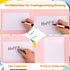 Set of 50 Small White Board Dry Erase Boards, Mini 9"x6” Double Sided Personal Whiteboards for Classroom