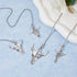 DICOSMETIC 4Pcs Fan Pull Chain, Ceiling Pull Chain Extension with Cattle Head Design, Stainless Steel Ball Chain