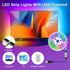 TK99SW 65ft LED Lights for Bedroom, Smart RGB Music Sync Bluetooth App & Remote Control, USB-Powered LED Strip Lights