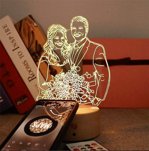 16 3D Color Custom Photo Lamp Personalized Light Best Gifts Wedding Anniversary Christmas Birthday Gifts