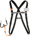 Ergodyne Squids 3138 Barcode Scanner Padded Harness, Tethering Lanyard for Bar Code Scanners, Black, Small