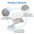 Juvielich 30Pcs M6 40mm 1/4 Inch 1.57 Inch 304 x / x Dowel Pin Stainless Steel Cylindrical Dowel Pins Shelves Dowel Pin