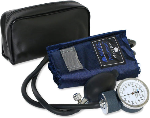 MABIS Precision Series Aneroid Sphygmomanometer Manual Blood Pressure Set, Infant Size, with Carrying Case