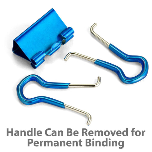 Officemate Easy Grip Binder Clips, Metallic, Small, Pack of 24