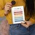 Boho Mental Health Notebooks - College Ruled, 5.5×8.3, Rainbow Inspirational Spiral Notebooks for Work